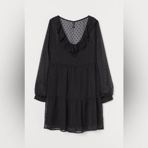 NWOT✨ H&M Sheer Spotted Smock Dress